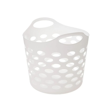Cesto Ropa Sucia Flexible Blanco