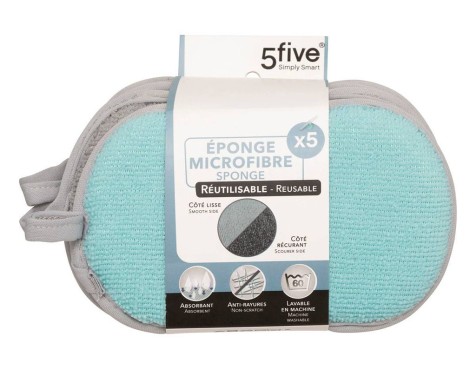 Set 5 Esponjas De Microfibra