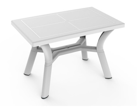 Taula Jardí Rectangular Jamp Blanca
