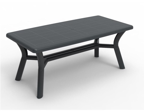 Mesa Jardín Rectangular Jamp Gris Volcánico