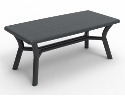 Taula Jardí Rectangular Jamp Antracita