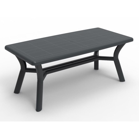 Taula Jardí Rectangular Jamp Antracita