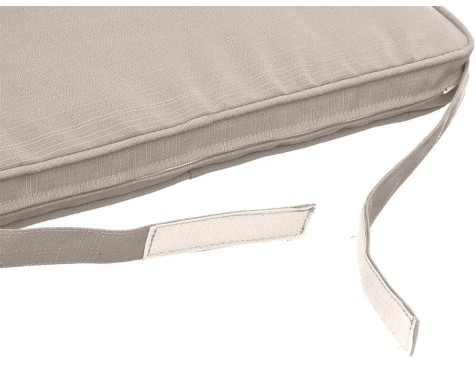 Cojín Silla Exterior Con Velcro Korai Topo
