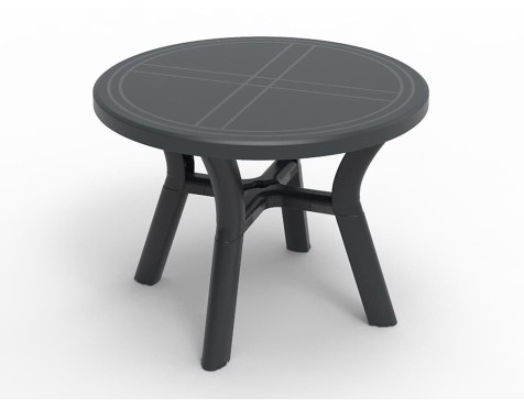 Mesa Jardín Redonda Jamp Gris Volcánico