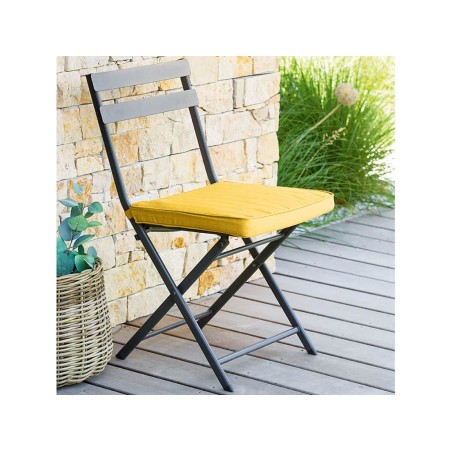 Cojín Silla Exterior Con Velcro Korai Mostaza