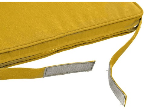 Cojín Silla Exterior Con Velcro Korai Mostaza