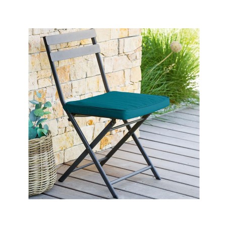 Cojín Silla Exterior Con Velcro Korai Azul