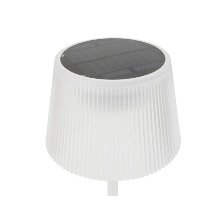 Lámpara De Mesa Solar Led Katy Blanco