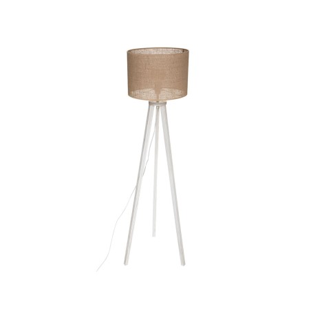 Lámpara De Pie Elva Madera Natural Y Beige
