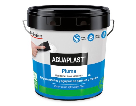 Aguaplast Pluma Masilla Repara Grietas Y Agujeros