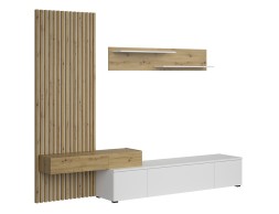 Mueble Salón Rebeca Plus Roble Cambrian Blanco