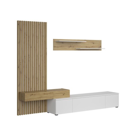 Mueble Salón Rebeca Plus Roble Cambrian Blanco