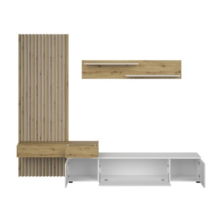 Mueble Salón Rebeca Plus Roble Cambrian Blanco