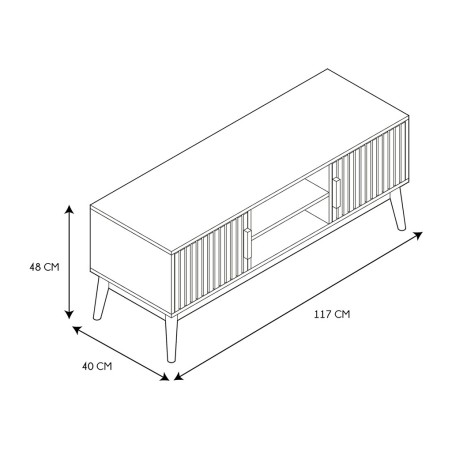 Mueble Tv Klaus Natural