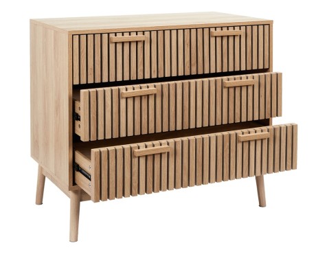 Calaixera Klaus Natural 3 Calaixos