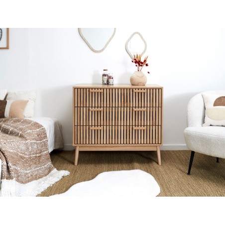 Calaixera Klaus Natural 3 Calaixos