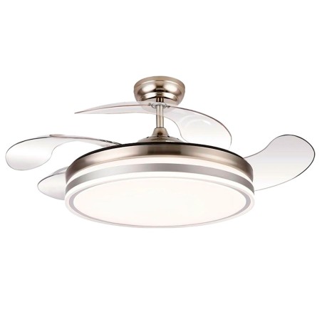 Ventilador De Sostre Amb Llum Calma 2 Níquel