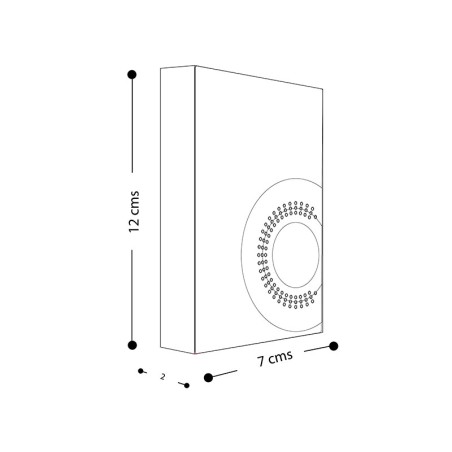 Timbre Inalámbrico Y Portátil Blanco