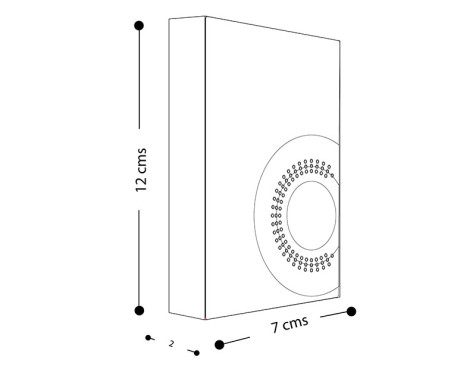 Timbre Inalámbrico Y Portátil Blanco
