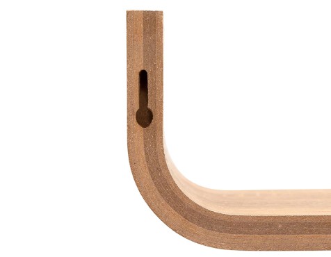 Prestatge De Paret Corbat Fixy Natural