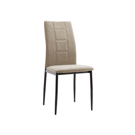 Silla Comedor Roxana Tela Beige