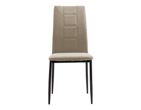 Silla Comedor Roxana Tela Beige