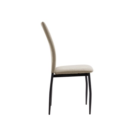 Silla Comedor Roxana Tela Beige