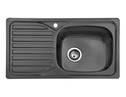 Aigüera Viena 1 Cubeta+Escorredor Negre