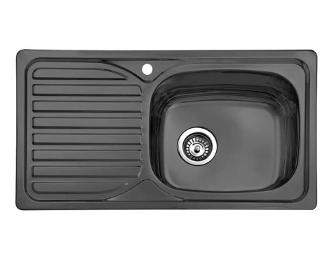 Aigüera Viena 1 Cubeta+Escorredor Negre