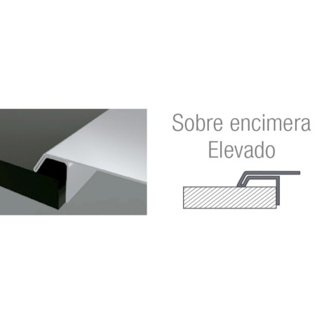Aigüera Viena 1 Cubeta+Escorredor Negre
