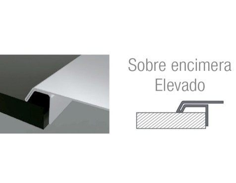 Aigüera Viena 1 Cubeta+Escorredor Negre