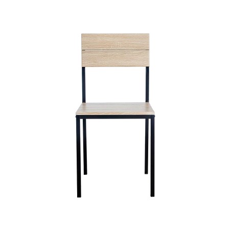 Conjunto Mesa Y 4 Sillas Xobe Negro Y Taupé