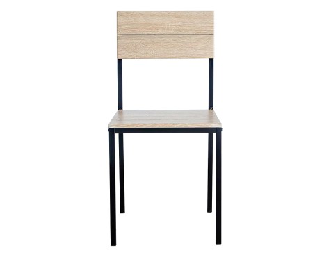 Conjunto Mesa Y 4 Sillas Xobe Negro Y Taupé