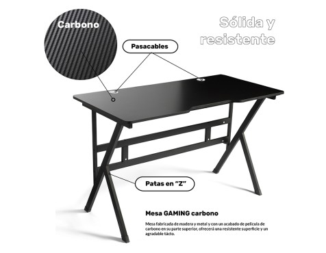 Mesa Gaming Negra