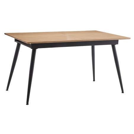 Mesa Salón Extensible Glen Madera Y Metal