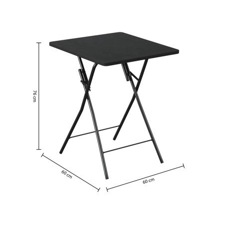 Mesa Plegable Auxiliar Negra