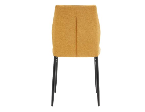 Silla Salón Marina Tela Mostaza