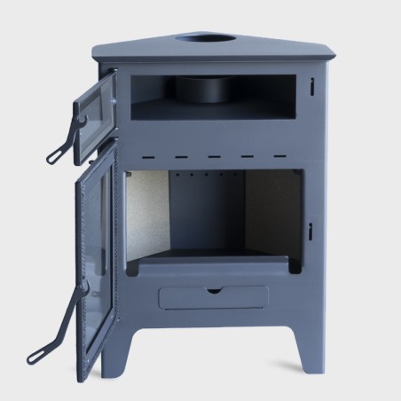 Estufa De Leña Con Horno Rinconera r5