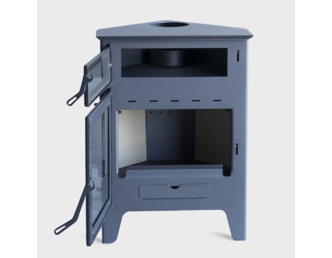 Estufa De Leña Con Horno Rinconera r5