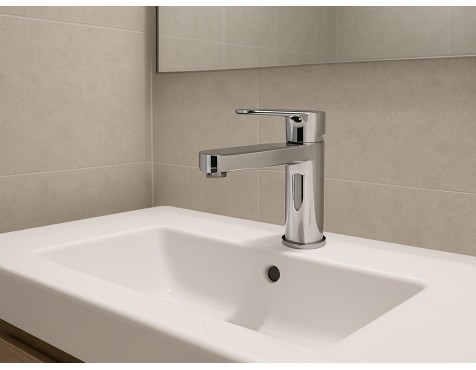 Aixeta Lavabo Monocomandament Luca Cromat