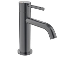 Aixeta Lavabo Monocomandament Tube Black Chrome