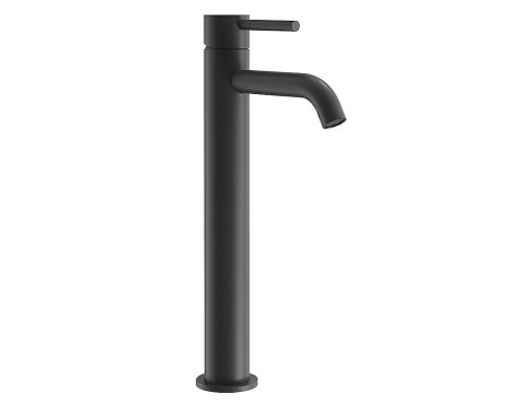 Grifo Lavabo Monomando Tube Xl Negro Mate
