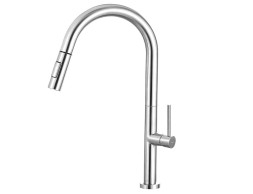 Aixeta Cuina Monocomandament Extraïble Tube Cromat