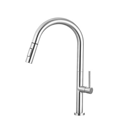 Aixeta Cuina Monocomandament Extraïble Tube Cromat
