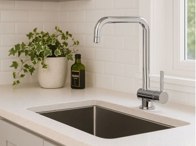 GRIFO COCINA MONOMANDO TUBULAR