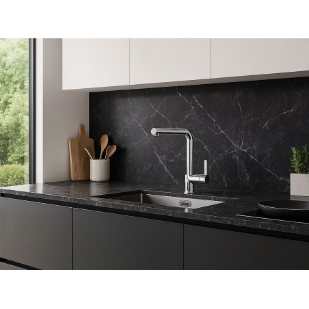 Grifo Cocina Monomando Extraíble Doha Cromo