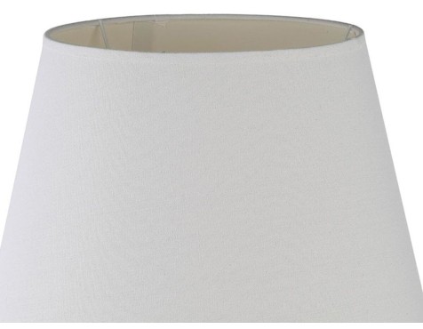 Lámpara De Pie Leo Madera Blanca