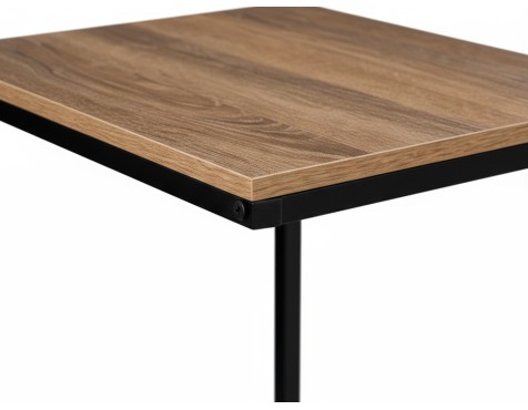 Mesa Auxiliar Madera Y Metal