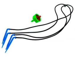 Kit Goteo 4 Salidas Con Microtubos + Piqueta