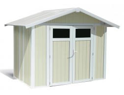 Caseta De Jardí En Resina Utility Gris Verd